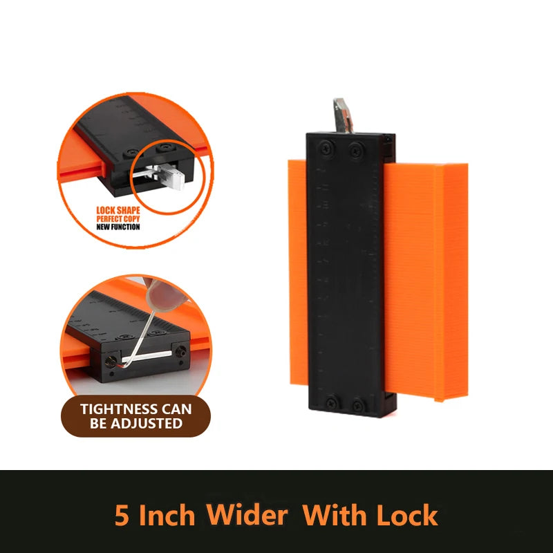 Contour Gauge Shaping Wood Measure Ruler Tiling Laminate Tiles Meethulp Gauge Irregular Shape Duplicator Wood Marking Tool