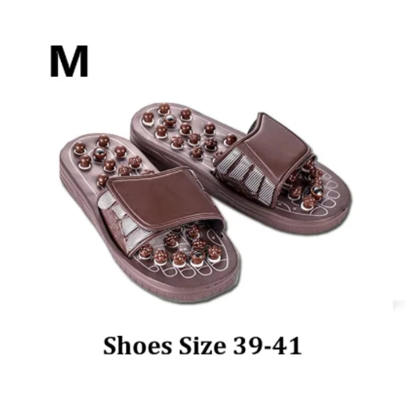 Foot Massager Acupuncture Slippers Massage Tool Acupoint Activation Reflexology Therapy Relieve Foot Pain Meridians Arthritis