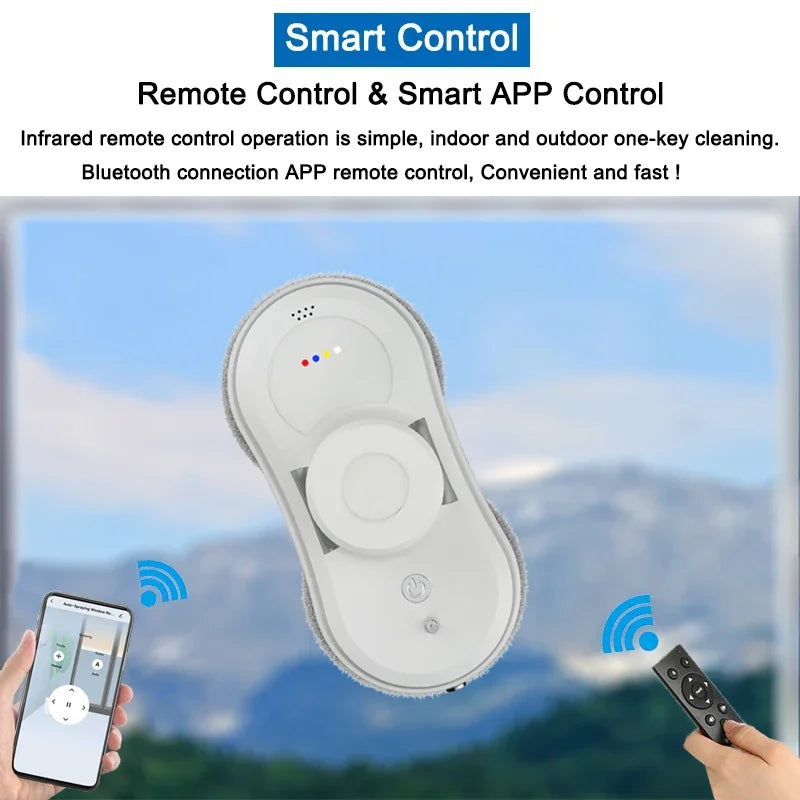 Purerobo W-R1 Window Cleaning Robot Smart APP Control Automatic Cleaning Glass High Suction Power Electric Robot Vacuum Cleaner