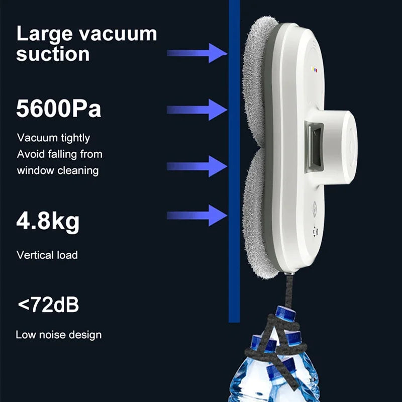 Purerobo W-R1 Window Cleaning Robot Smart APP Control Automatic Cleaning Glass High Suction Power Electric Robot Vacuum Cleaner
