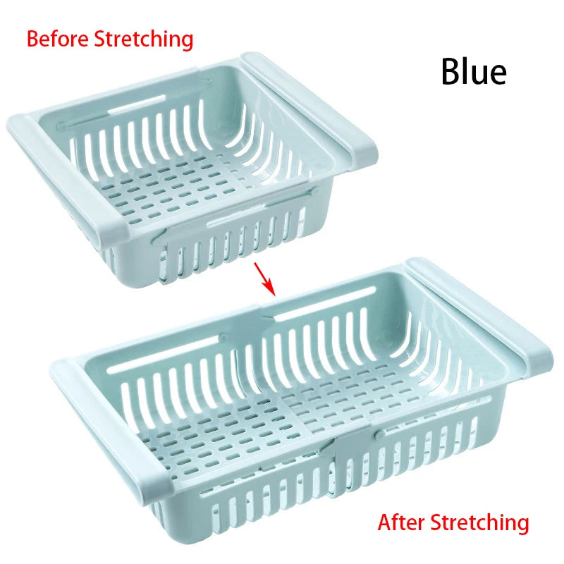 Kitchen Hanging Organizer Refrigerator Egg Fruit Storage Box Drawer Baskets Kitchen Accessories Fridge Organizer Shelf