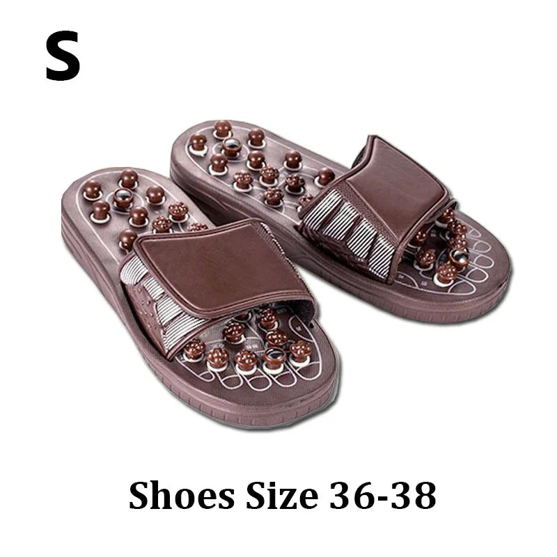 Foot Massager Acupuncture Slippers Massage Tool Acupoint Activation Reflexology Therapy Relieve Foot Pain Meridians Arthritis