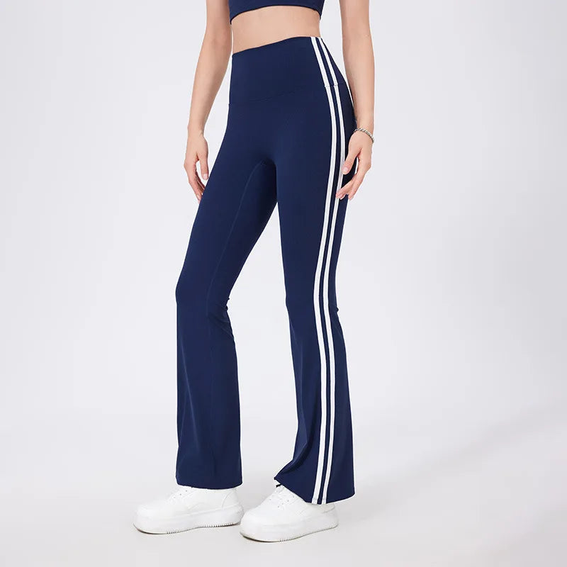 Yoga Leggings  Bell-bottomed Pant Women Push Up Fitness Outdoors Casual High Waist Sports Flared Pants